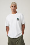 Loose Fit Art T-Shirt, VINTAGE WHITE / DISCO CHERRIES - alternate image 1