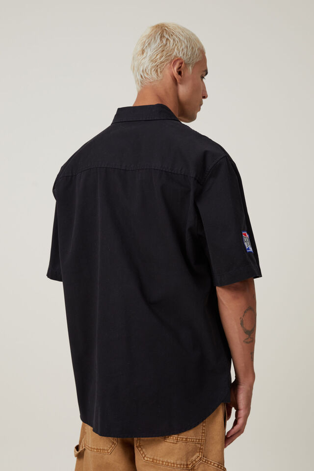 Garage Short Sleeve Shirt, BLACK