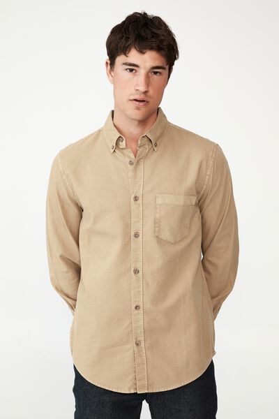 Mayfair Long Sleeve Shirt, VINTAGE CAMEL