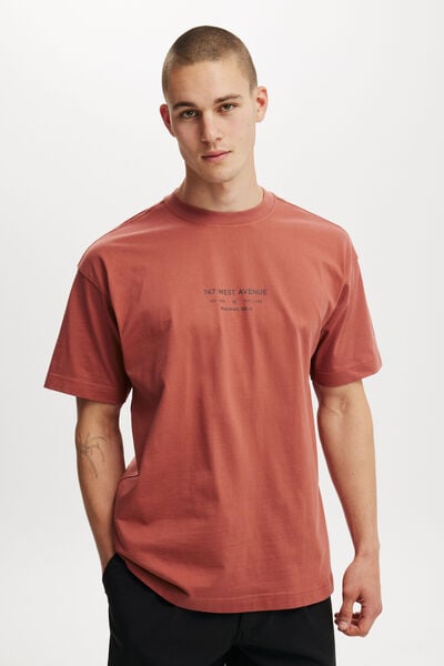 Box Fit Easy T-Shirt, ITALIAN CLAY/747 WEST AVENUE