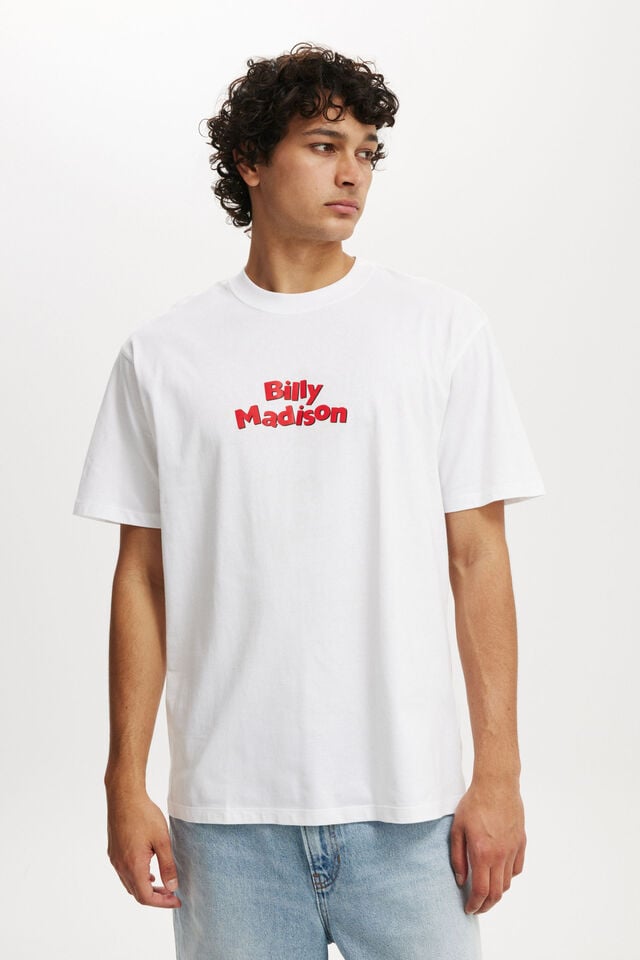 Billy Madison Loose Fit T-Shirt, LCN UNI WHITE / BILLY MADISON - MINI LOGO