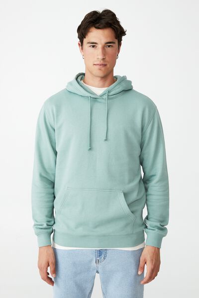 Essential Fleece Pullover, WASHED TEAL