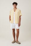 Riviera Short Sleeve Shirt, YELLOW POP STRIPE - alternate image 2