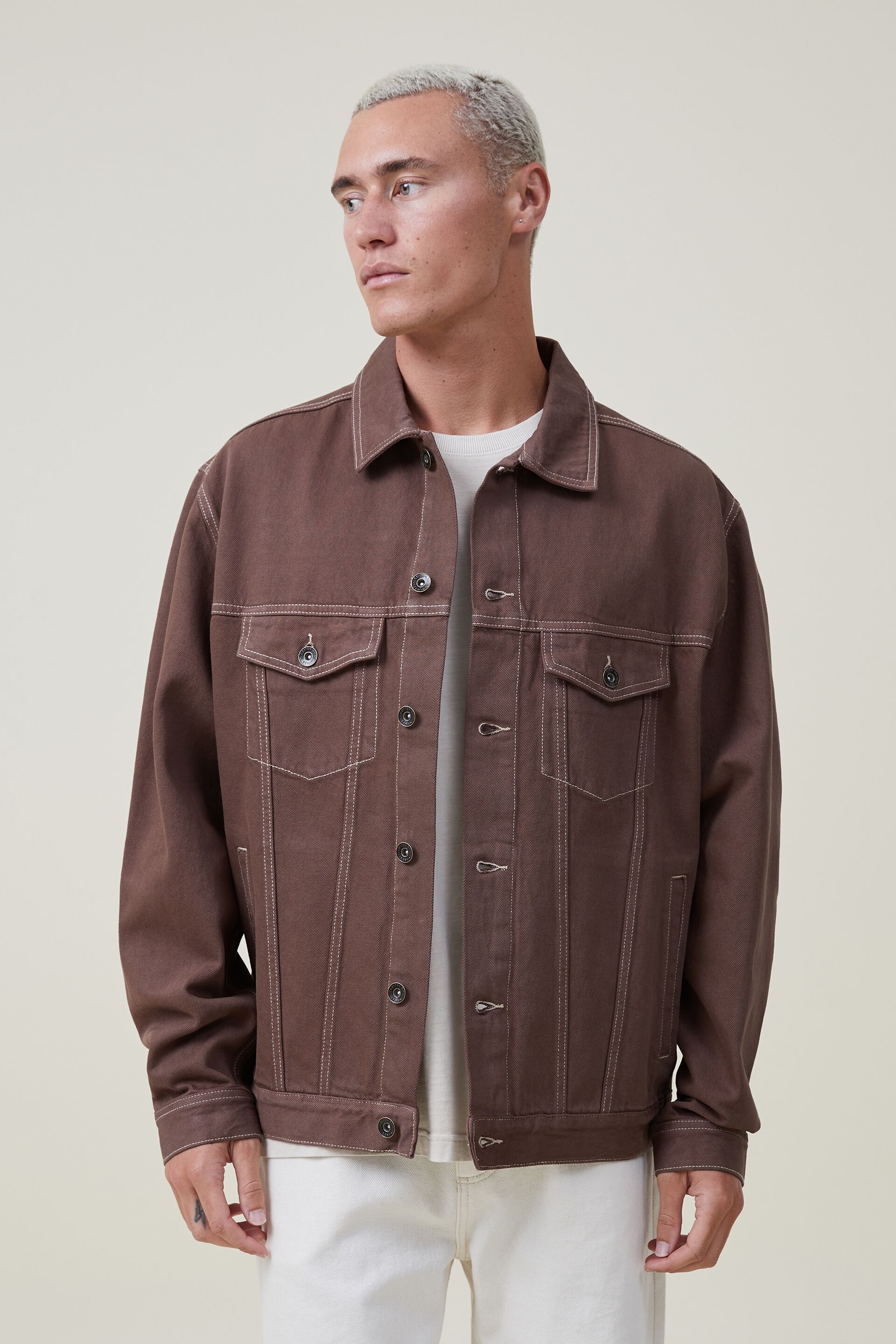 Buy Levi's Men's Brown Denim Jacket Online