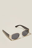 Óculos de Sol - The Seine Sunglasses, GOLD/BLACK - vista alternativa 2