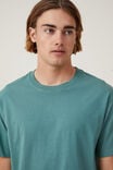 Organic Loose Fit T-Shirt, FADED TEAL - alternate image 2