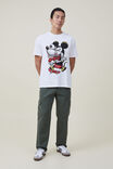 Camiseta - Mickey Loose Fit T-Shirt, LCN DIS WHITE/JIMBO PHILLIPS - vista alternativa 2