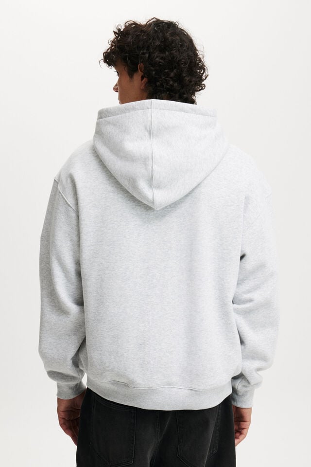 Box Fit Hoodie, GREY MARLE