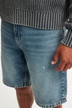 Baggy Denim Short, CALIFORNIAN BLUE - example image 4