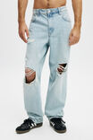 Calça - Baggy Jean, BOUNDARY BLUE RIPPED - vista alternativa 2