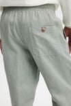 Linen Trouser, WASHED MILITARY - alternate image 4