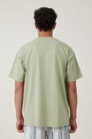 Box Fit Plain T-Shirt, GREEN TEA - alternate image 3