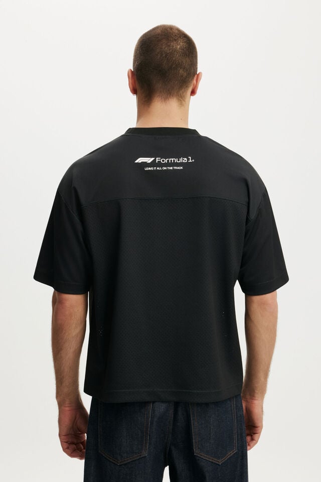 F1 Short Sleeve Jersey, LCN F1 BLACK / F1 - LOGO