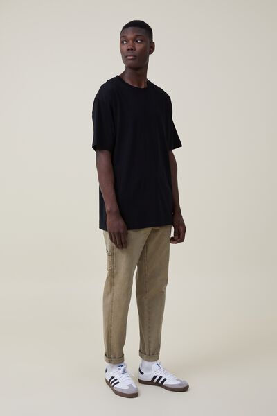 Relaxed Tapered Jean, WORKER SAND