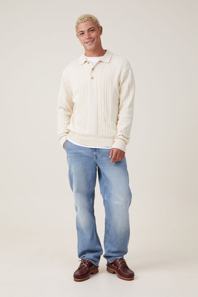Rugby Knit, CREAM