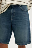 Baggy Denim Short, AFFECTION BLUE - example image 4