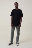Slim Straight Jean, WASHED FOREST GREEN - alternate image 1