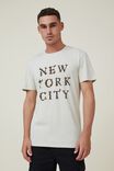 Tbar Art T-Shirt, IVORY/NYC BUTTERFLIES - alternate image 1