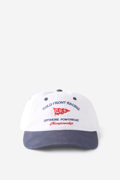 Dad Hat, WHITE/INDIGO/COLD FRONT RACING