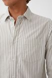 Mayfair Long Sleeve Shirt, GREY STRIPE - alternate image 2