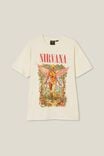 Camiseta - Nirvana Loose Fit T-Shirt, LCN MT CREAMPUFF/NIRVANA - FLORAL IN UTERO - vista alternativa 5