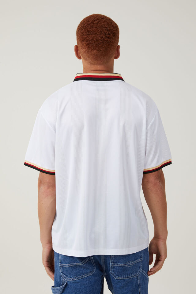 Pit Stop Soccer Jersey, WHITE / GREY - MONZA