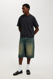 Super Baggy Jort, Y2K WASHED BLUE - alternate image 1