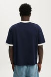 Cropped Fit T-Shirt, VINTAGE NAVY / VINTAGE WHITE RINGER - example image 3