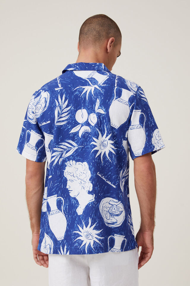 Cabana Short Sleeve Shirt, CERAMIC PRINT