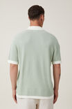 Pablo Short Sleeve Shirt, SEAFOAM BORDER - alternate image 3