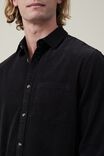 Camisas - Portland Long Sleeve Shirt, WASHED BLACK CORD - vista alternativa 4