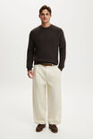 Super Soft Boxy Sweater, BITTER BROWN - example image 2