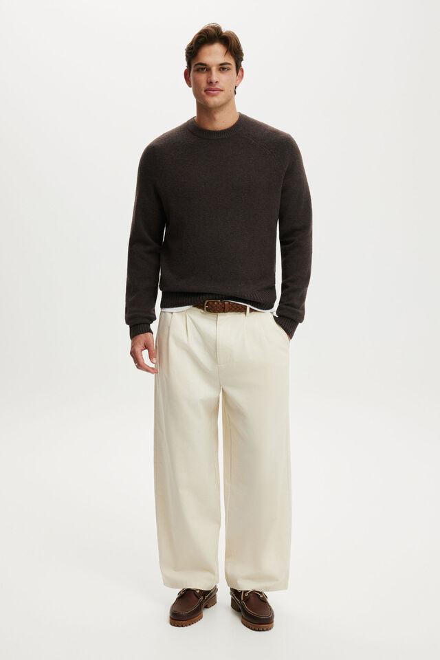 Super Soft Boxy Sweater, BITTER BROWN