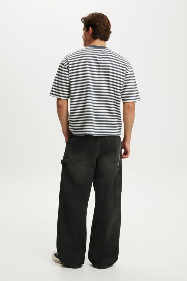 Super Baggy Worker Pant, DARK CHARCOAL CORD