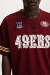 NFL San Francisco 49ers Short Sleeve Jersey, LCN NFL - CRIMSON - SF 49ERS - LOGOS - example image 4