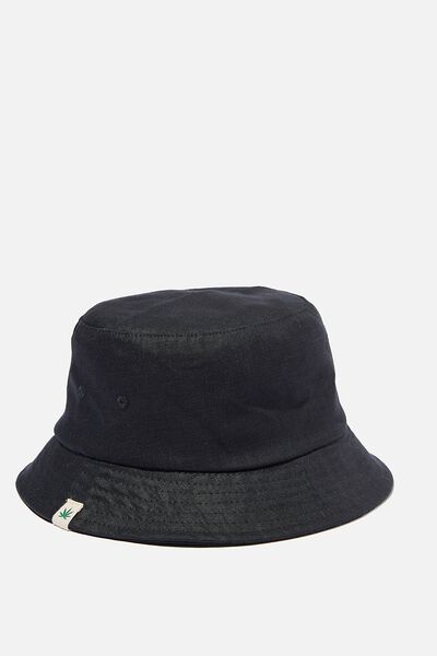 Hemp Bucket Hat, STONE