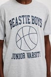 Loose Fit Music T-Shirt, LCN BRA LIGHT GREY MARLE/ BEASTIE BOYS - VARS - alternate image 4