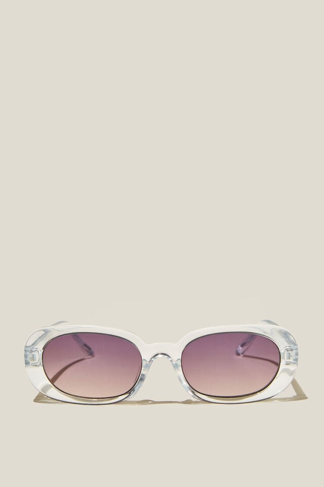 Óculos de Sol - Fluid Sunglasses, CLEAR/GREY