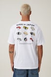 Loose Fit Art T-Shirt, WHITE / SUSHI OF JAPAN - alternate image 3