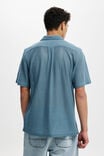 Palma Short Sleeve Shirt, BLUE CHEVRON - alternate image 3