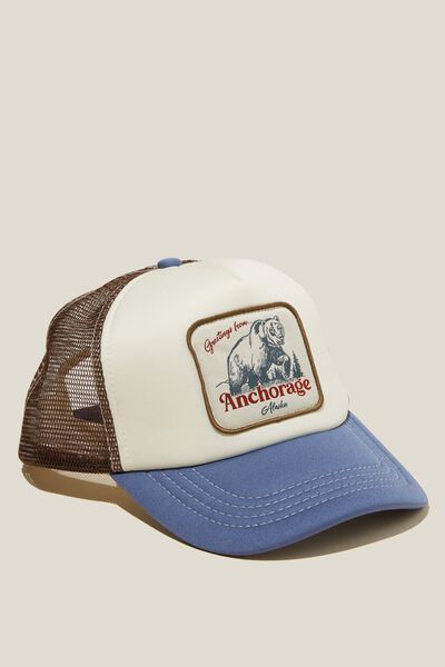 Trucker Hat, CHOCOLATE / BLUE FLINT / ANCHORAGE