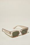 Short - The Relax Sunglasses, COLA CRYSTAL/DARK GREEN - vista alternativa 3