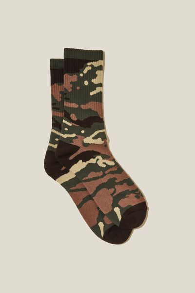 Graphic Sock, FOREST TRADITIONAL CAMO
