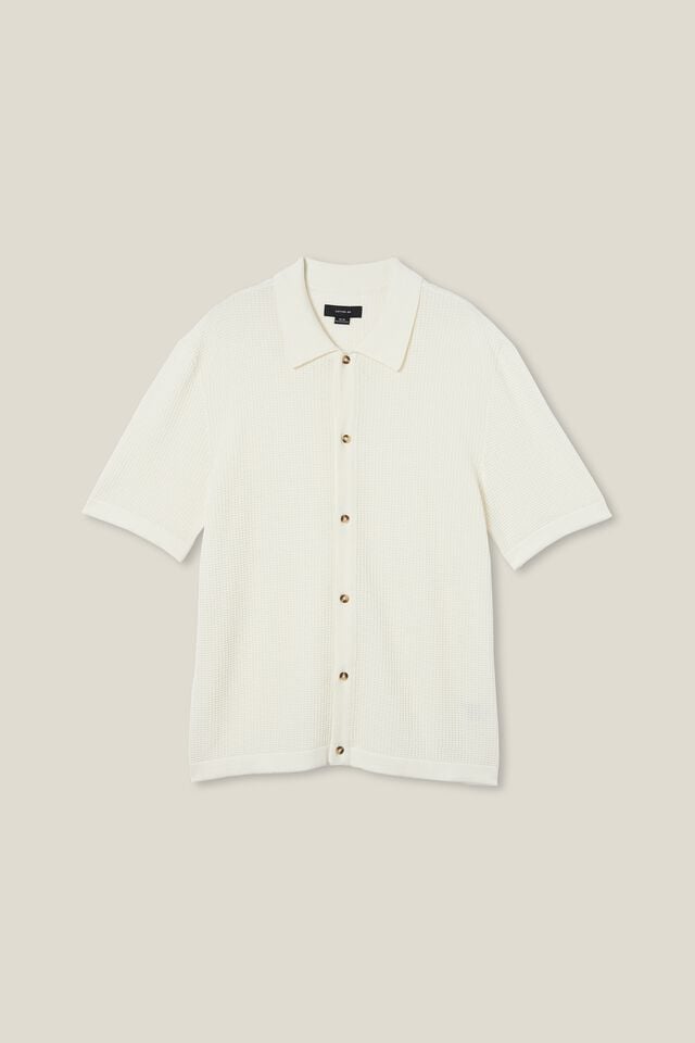 Pablo Short Sleeve Shirt, VINTAGE WHITE