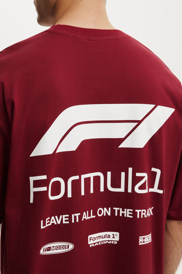 F1 Cropped Fit T-Shirt, LCN F1 CRIMSON / F1 - TO THE LIMIT