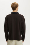 Box Fit Rugby Polo, ESPRESSO - example image 3