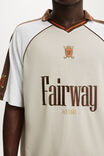 Cropped Graphic Polo, STONE - example image 4