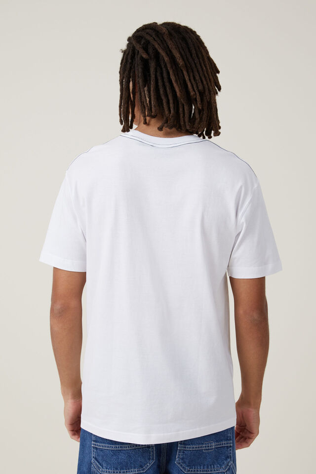 Basquiat Loose Fit T-Shirt, LCN BSQ WHITE/ALERT