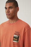 Premium Loose Fit Art T-Shirt, BURNT JAFFA/TWIN PEAKS - alternate image 4