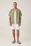 Capri Short Sleeve Shirt, SAGE BROIDERIE - alternate image 2